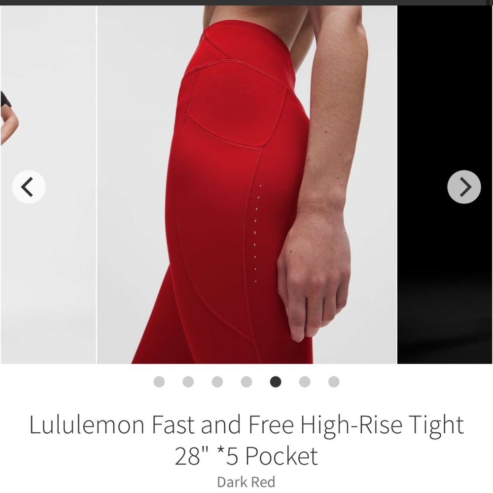 Lululemon Fast and Free High-Rise Tight
28" *5 Pocket